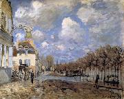 Flood at Port-Marly Alfred Sisley